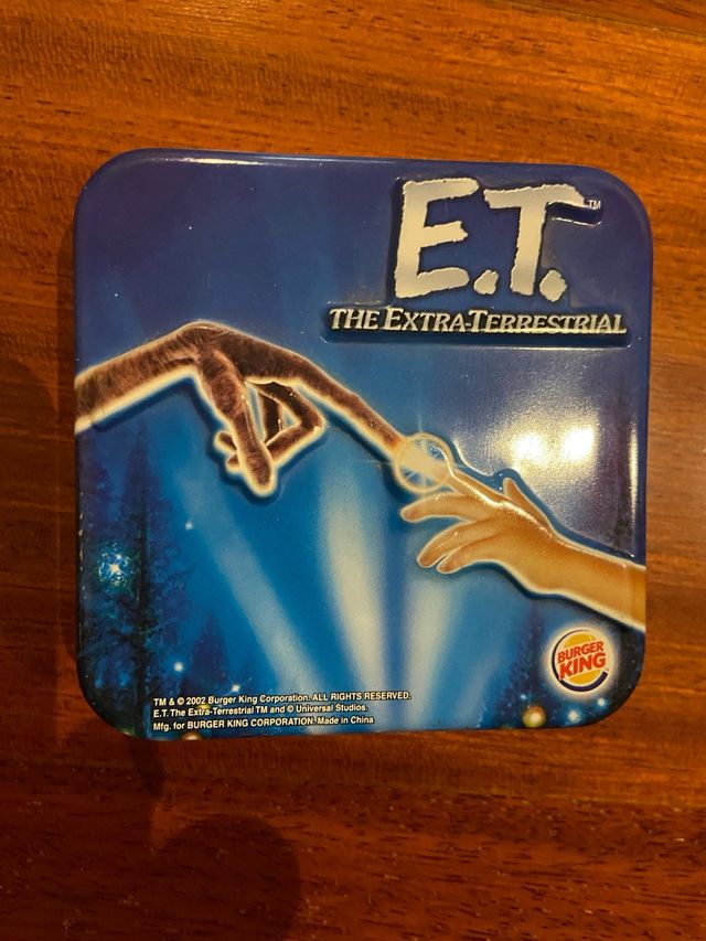 Lata metálica E.T. Burger King