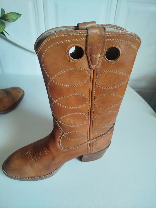 Botas vaqueras marrones