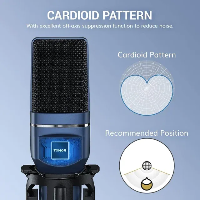 ¡¡-50%!! | TONOR TC-777 - Micrófono Cardioide USB