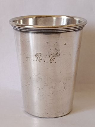 Gobelet Plata siglo XIX Francia