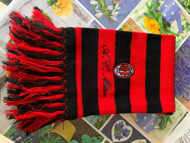 Sciarpa A.C. Milan - Rossa e Nera