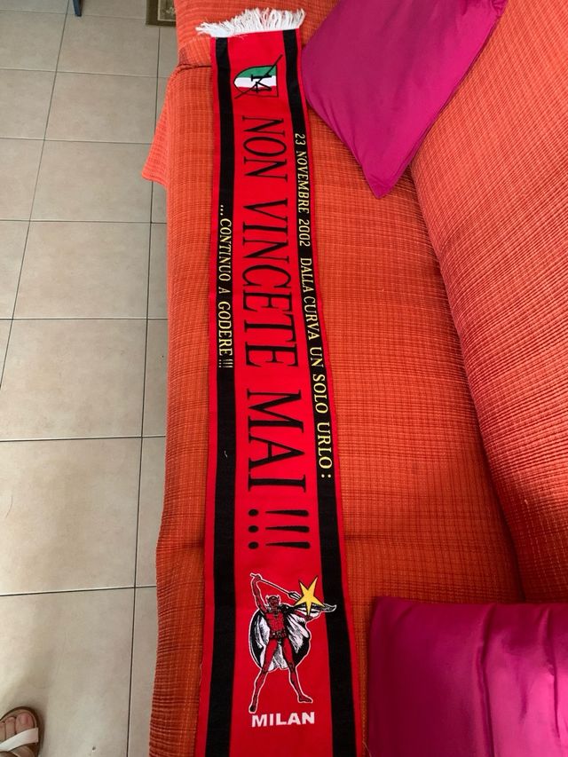 Sciarpa A.C. Milan - Rossa e Nera