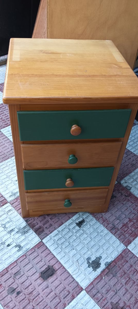 Cajonera madera 4 cajones