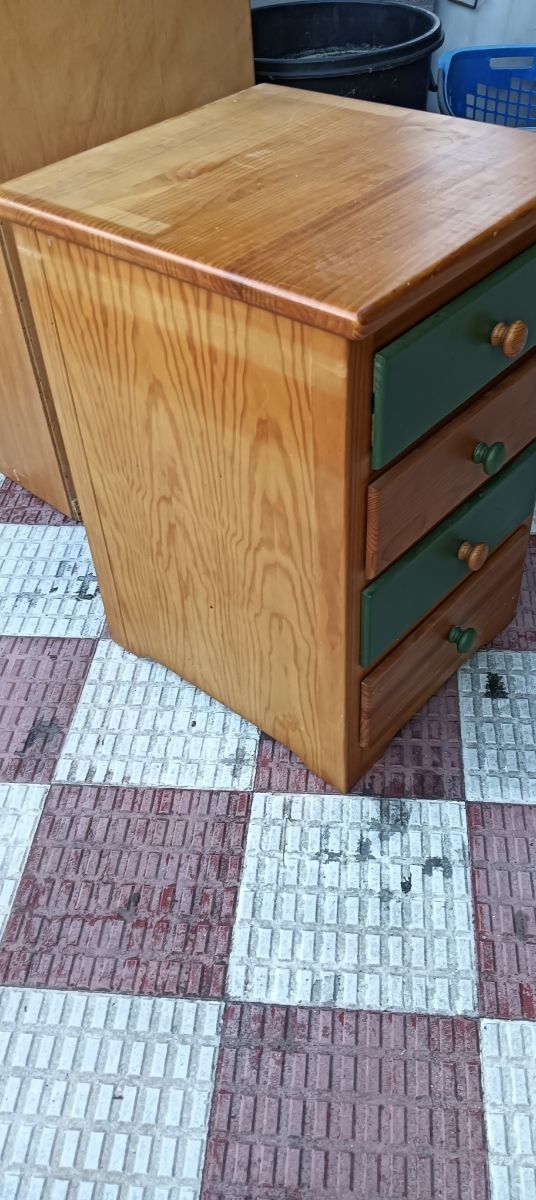 Cajonera madera 4 cajones