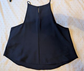 Blusa azul marino corta