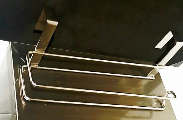 Portarotolo da cucina - Acciaio inossidabile