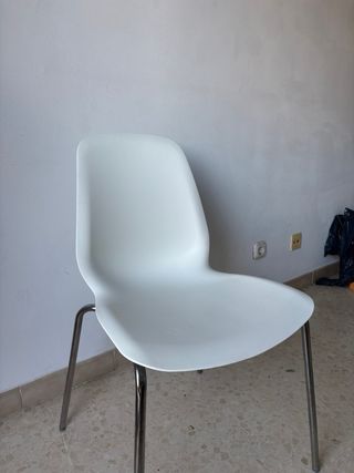 Silla IKEA Leifarne/Lidas blanca