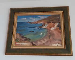 Cuadro paisaje playa - Óleo sobre lienzo