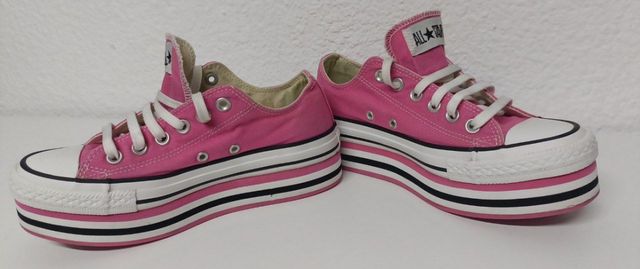 Converse plataforma rosa EU 37,5