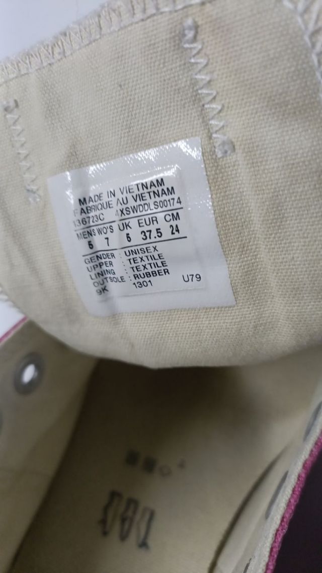 Converse plataforma rosa EU 37,5