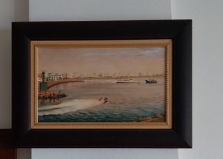 Cuadro pintura marina