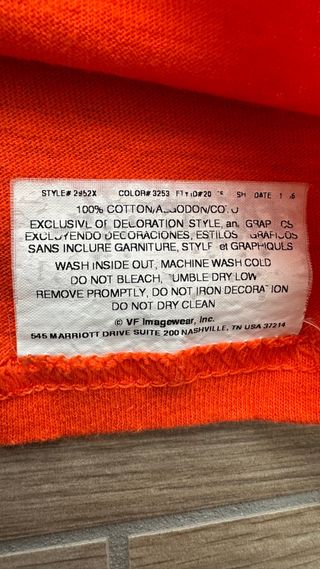 Maglia Orioles Arancione Tg L
