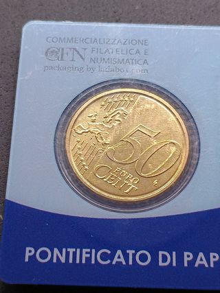 Coincard Vaticano 2022. 50cent+francobollo. Nr. 40