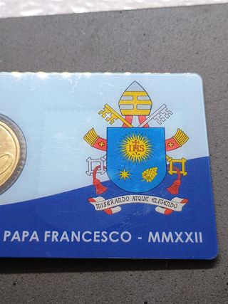 Coincard Vaticano 2022. 50cent+francobollo. Nr. 40