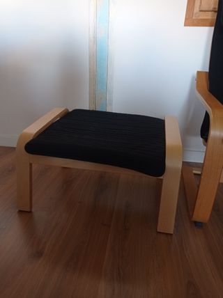 Sillón IKEA Poäng + Reposapiés