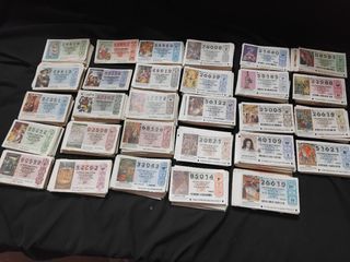 Décimos Lotería Nacional antiguos