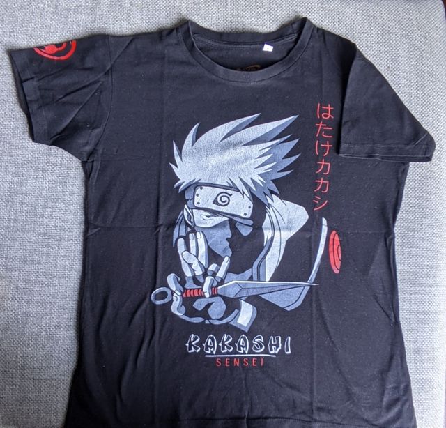 Camiseta Naruto Kakashi Sensei - Talla S