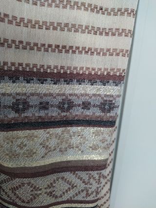 Fular Meisïe beige y marrón talla única