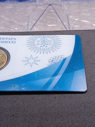 Coincard Vaticano 2021: 50 cent + francobollo