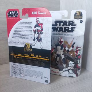 2 Figuras Star Wars Arc Trooper Black Series 6"