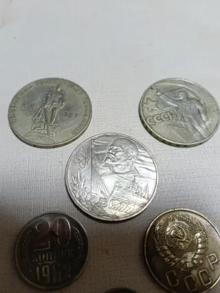 8 Monedas URSS (Unión Soviética) diferentes