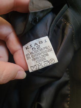 Traje negro talla 52