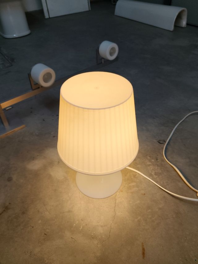 2 Lamparas Ikea - Cristal traslucido + regalo