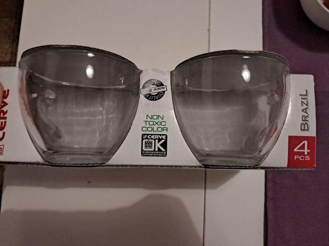 Tazze vetro CERVE cappuccino 4pz