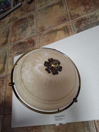 2 Lámparas techo vintage