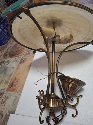 2 Lámparas techo vintage