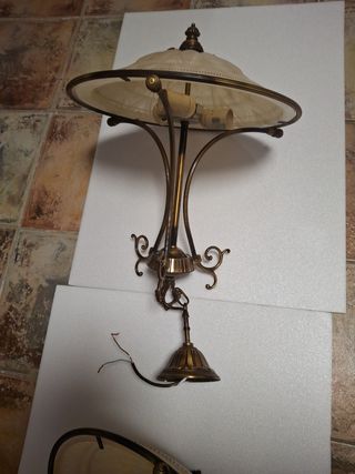 2 Lámparas techo vintage