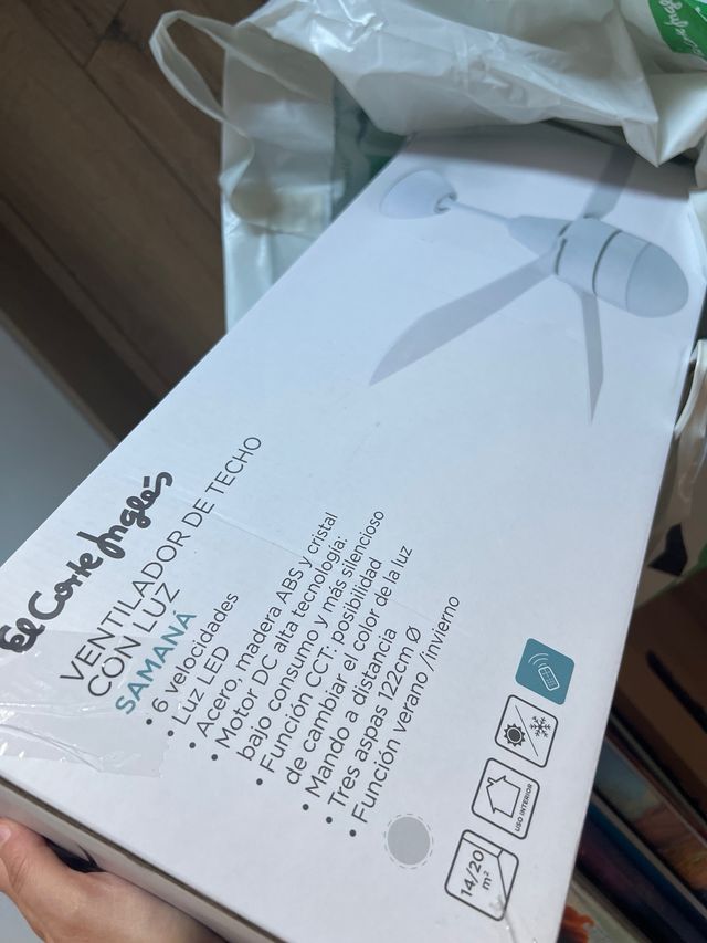 Ventilador techo Samana blanco