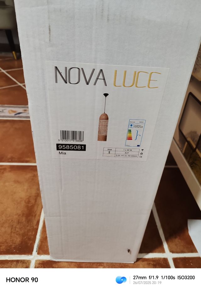 Lámpara colgante NOVA LUCE