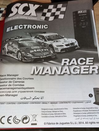 SCX Electronic Race Manager