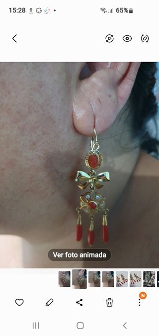 Pendientes oro 18k