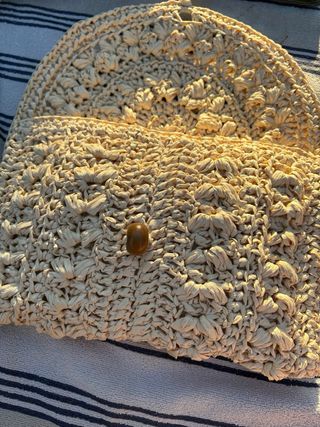 Bolso/cartera de rafia