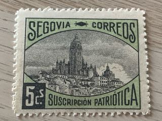Segovia suscripcion patriotica Guerra Civil 5ct.