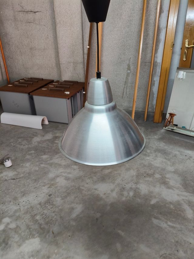 Lámpara de techo metal - plateada