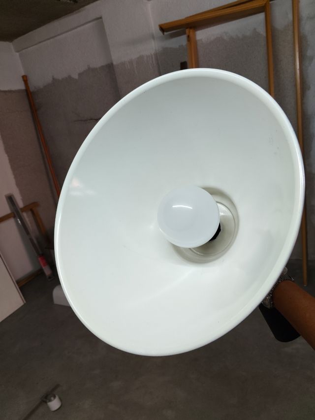 Lámpara de techo metal - plateada