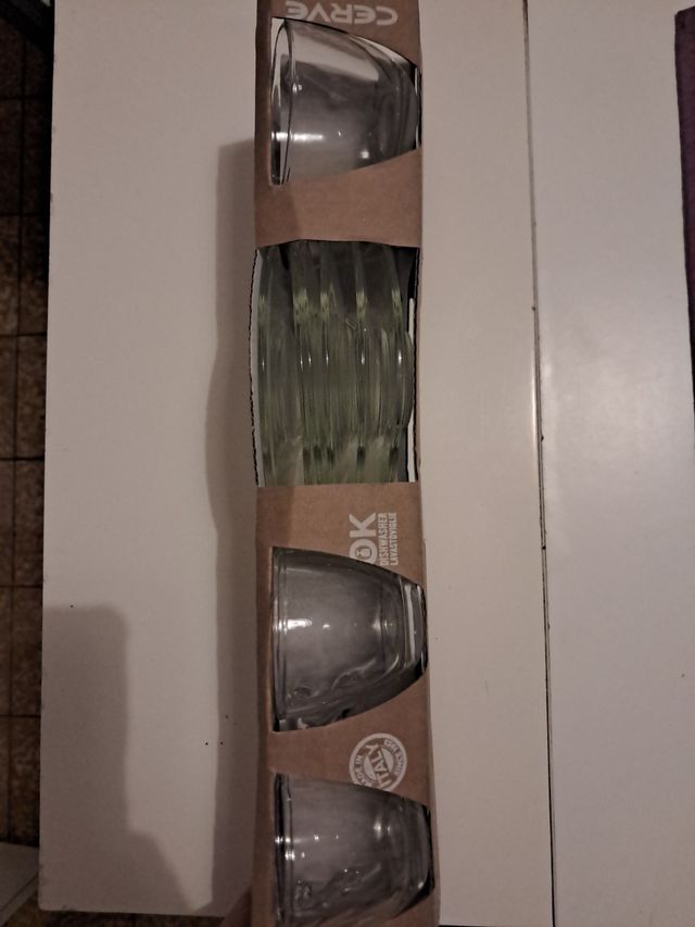 Cerva - Set 6 tazzine caffè vetro