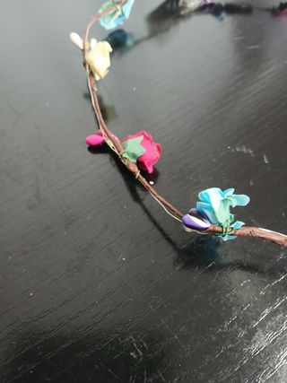 Diadema Flores LED multicolor