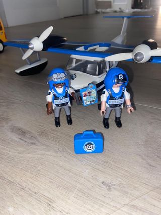 Avioneta Playmobil Policia: Avión acuático