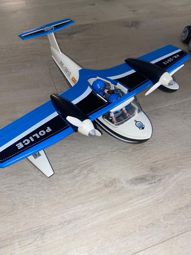 Avioneta Playmobil Policia: Avión acuático