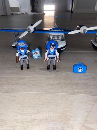 Avioneta Playmobil Policia: Avión acuático