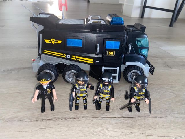 Playmobil FBI: Coche y 4 figuras
