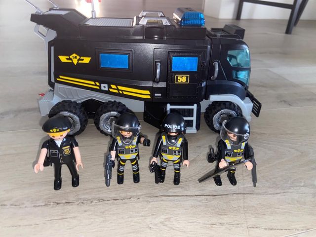 Playmobil FBI: Coche y 4 figuras