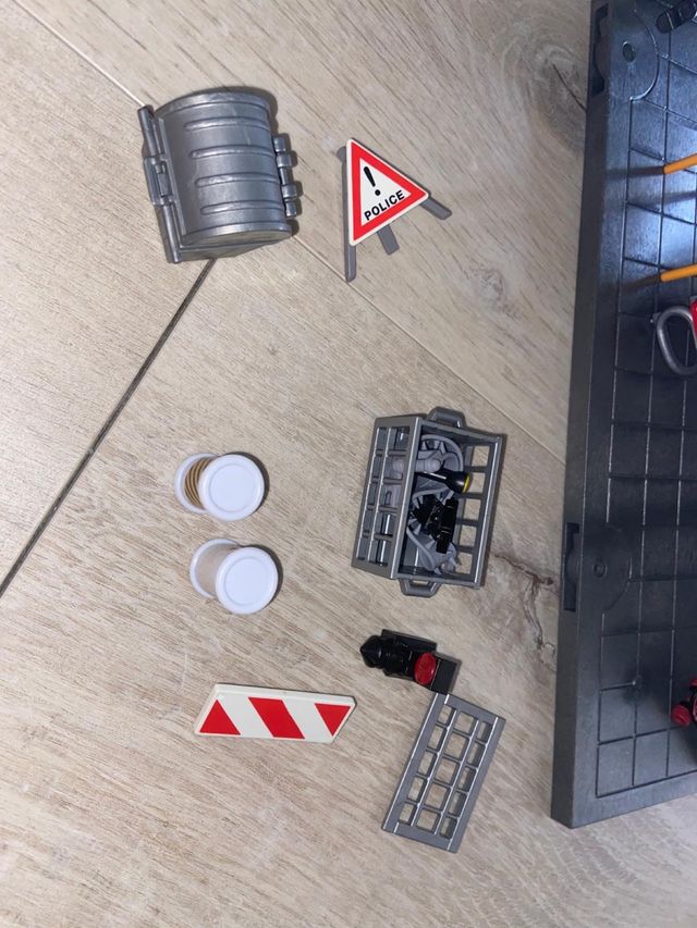 Comisaría Playmobil con Helipuerto