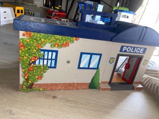 Comisaría Playmobil con Helipuerto