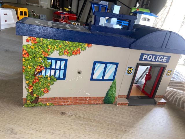 Comisaría Playmobil con Helipuerto