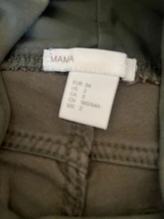 3 pantalones premamá H&M  talla 34